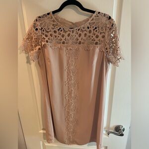 Pink Lace/Floral Dress